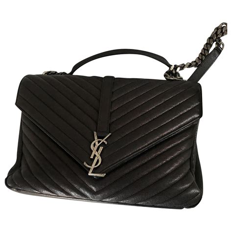 sac à main yves saint laurent noir|sac saint laurent femme.